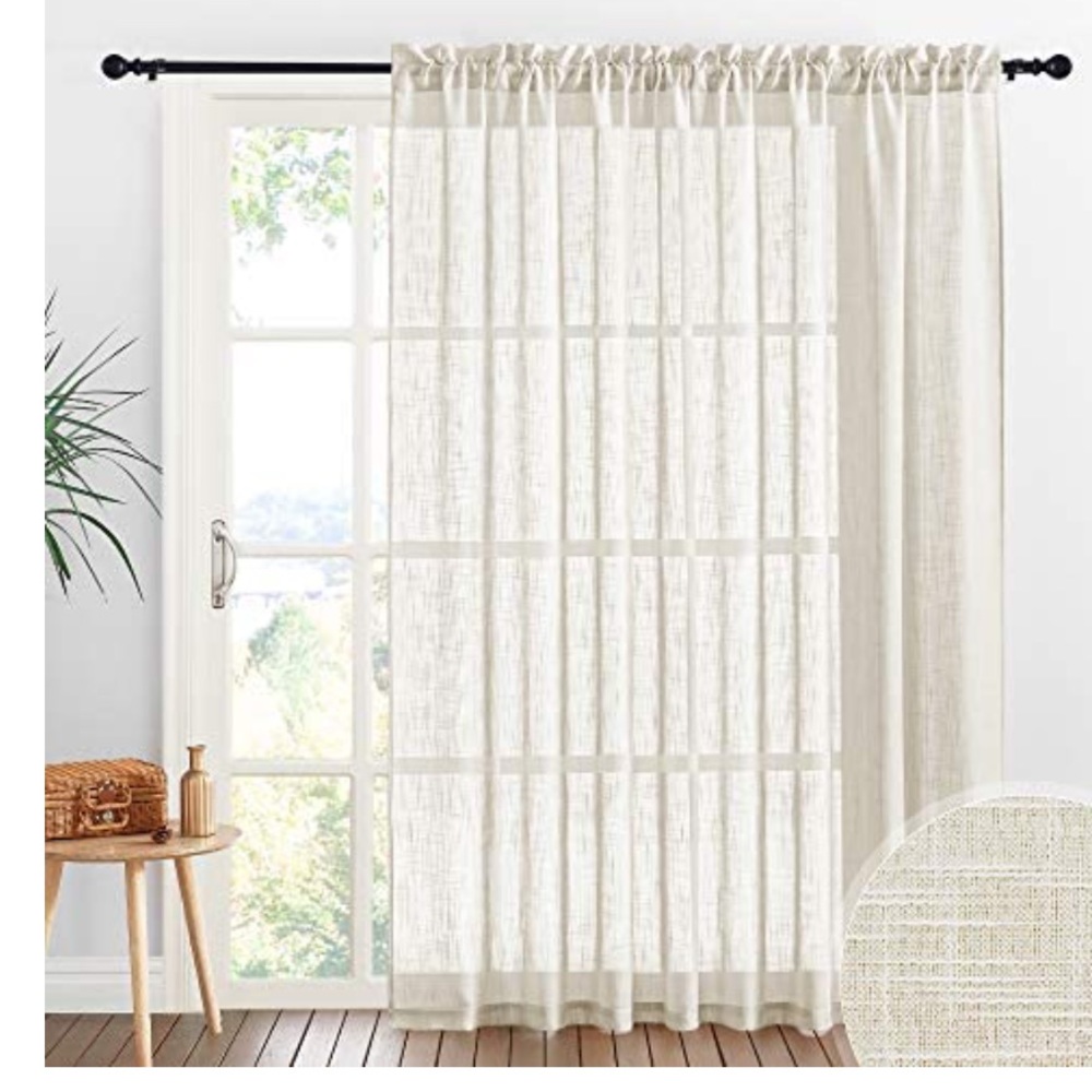 RYB Home Sheer Curtains